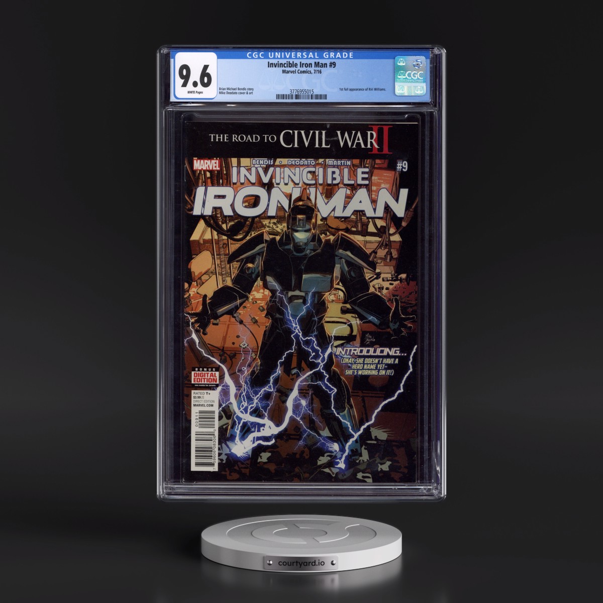 7/16 Invincible Iron Man - Marvel Comic CGC-COMIC 9.6 NM+